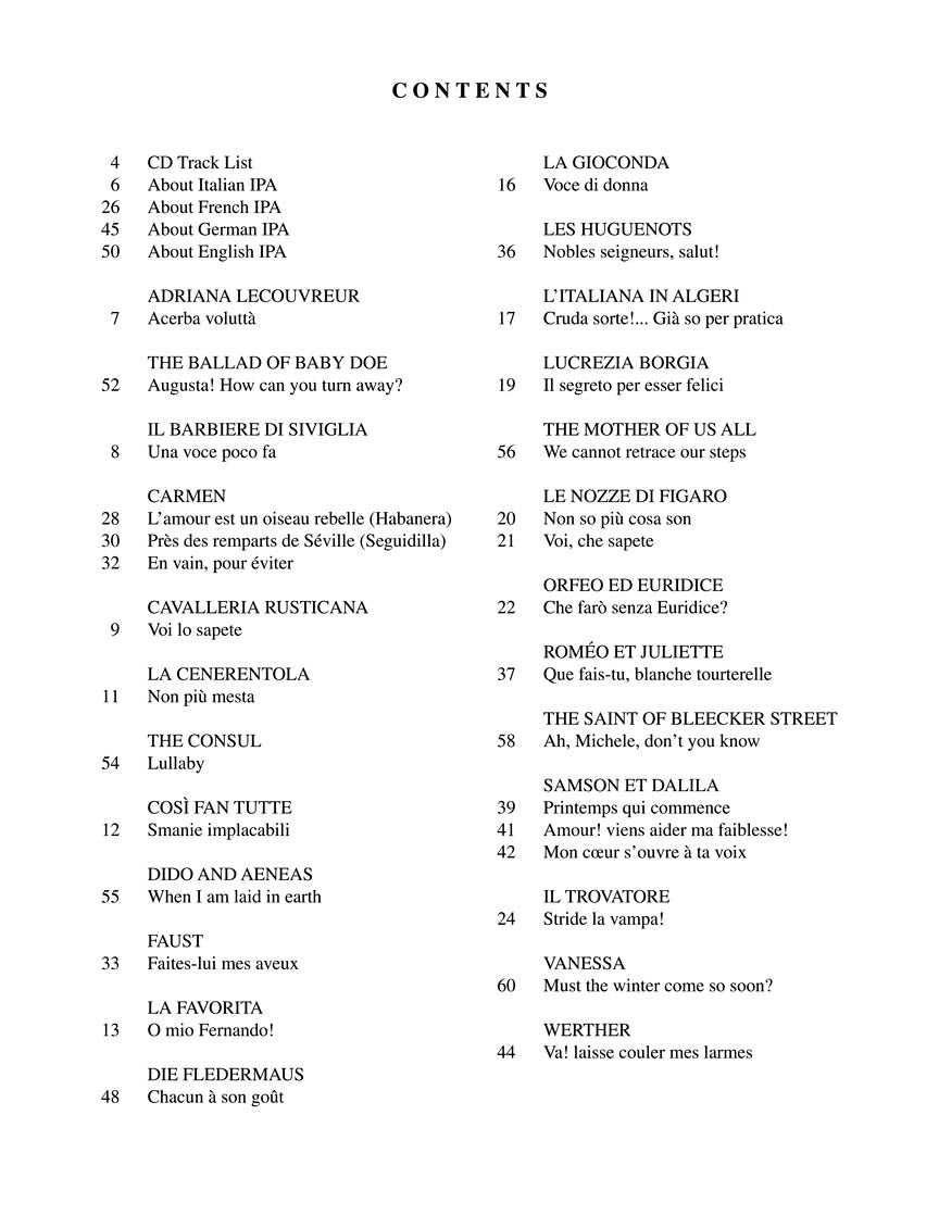 Diction Coach - Mezzo-Soprano