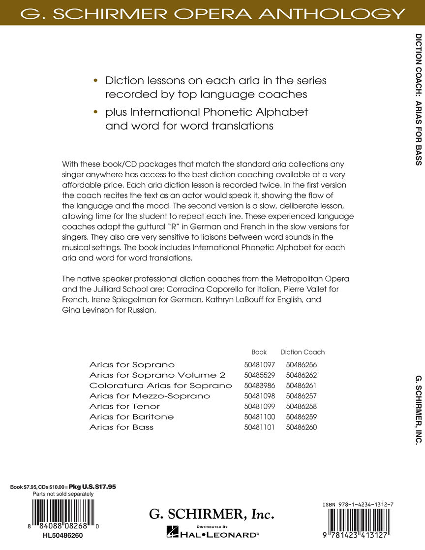 Diction Coach - Bass