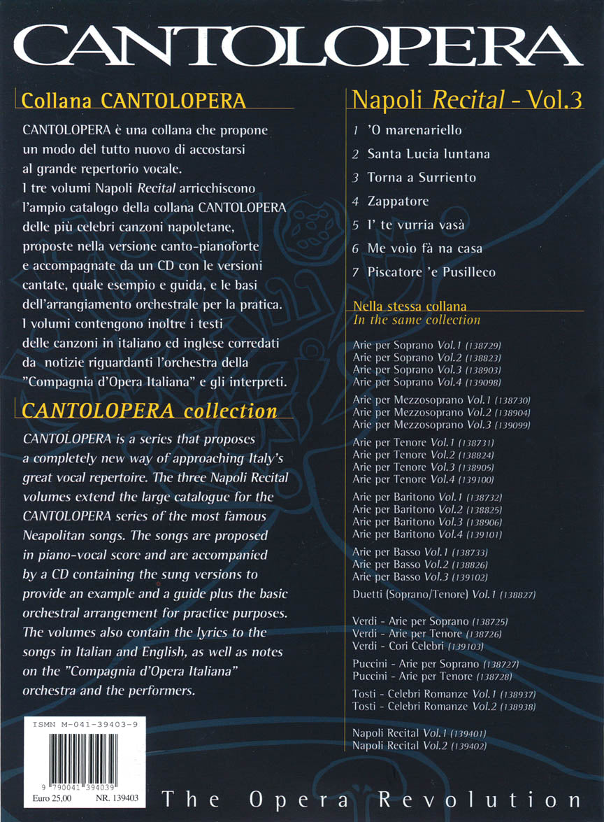 Napoli Recital - Volume 3