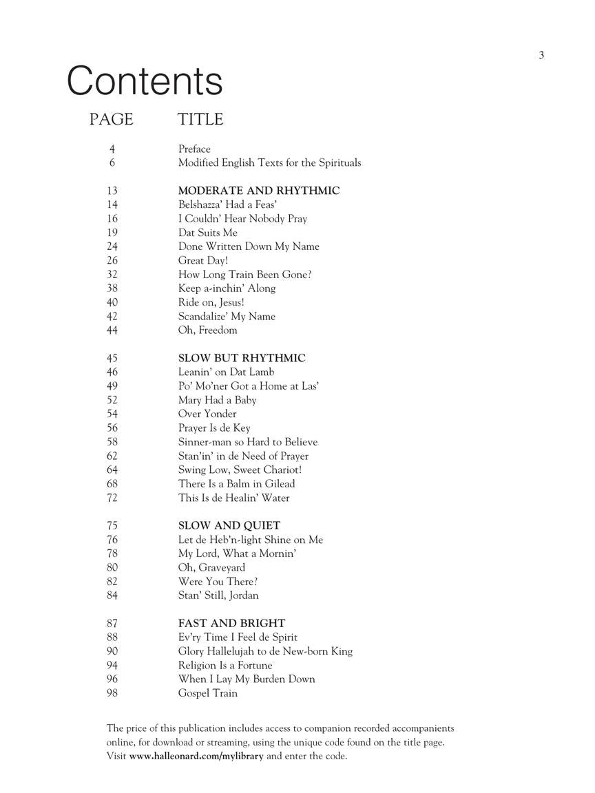 Johnson 30 Spirituals High Voice