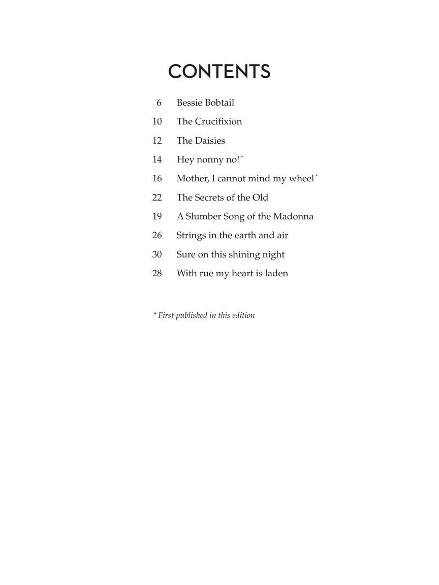 Barber: 10 Selected Songs Low Voice