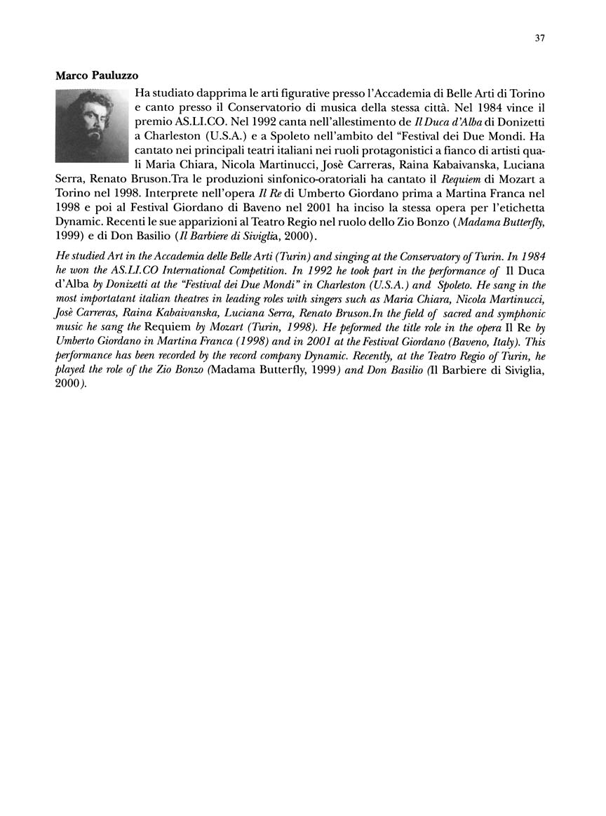 Verdi Arias for Bass - Cantolopera Series