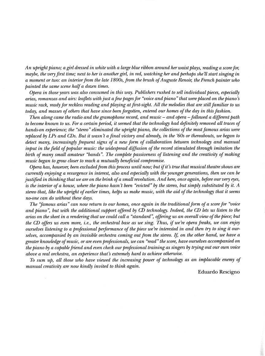 Arias for Lyric Tenor Cantolopera Series