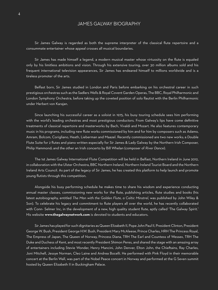 Vivaldi Four Seasons Complete - Transcribed for Flute and Piano by James Galway