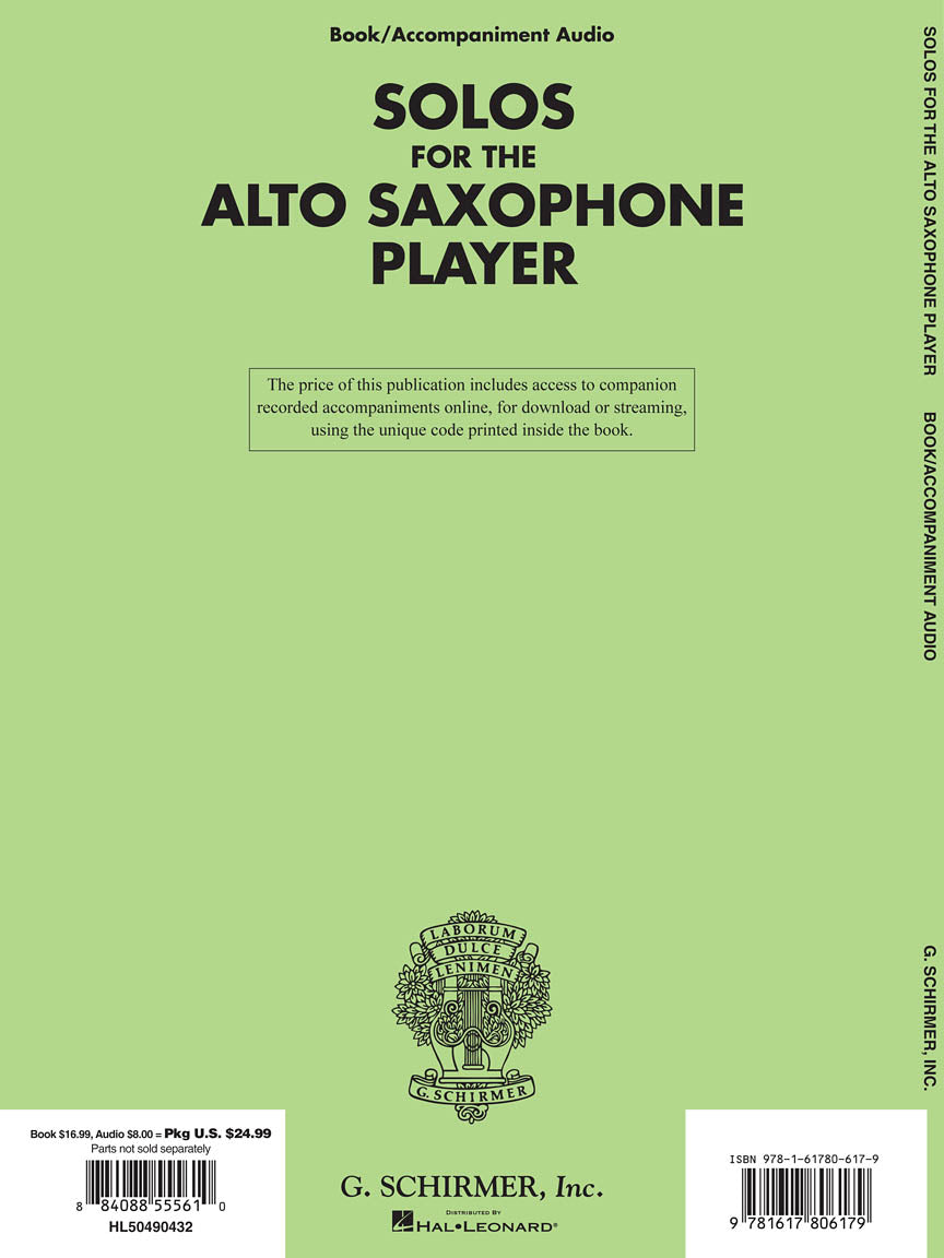 Solos for the Alto Saxophone Player