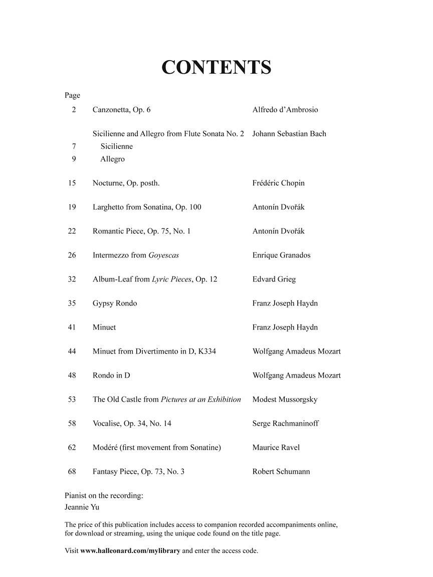 Solos for the Alto Saxophone Player