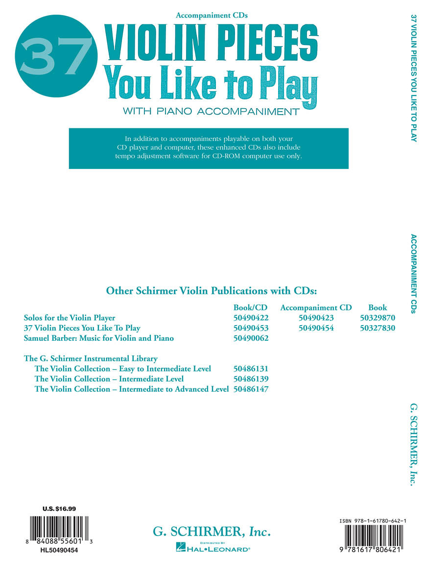 37 Violin Pieces You Like to Play