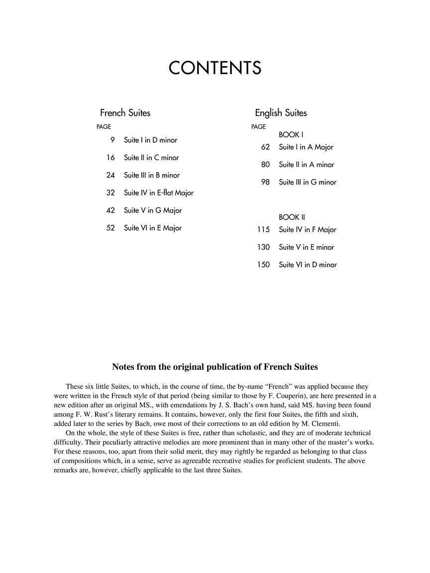 Bach - French Suites · English Suites Complete Edition