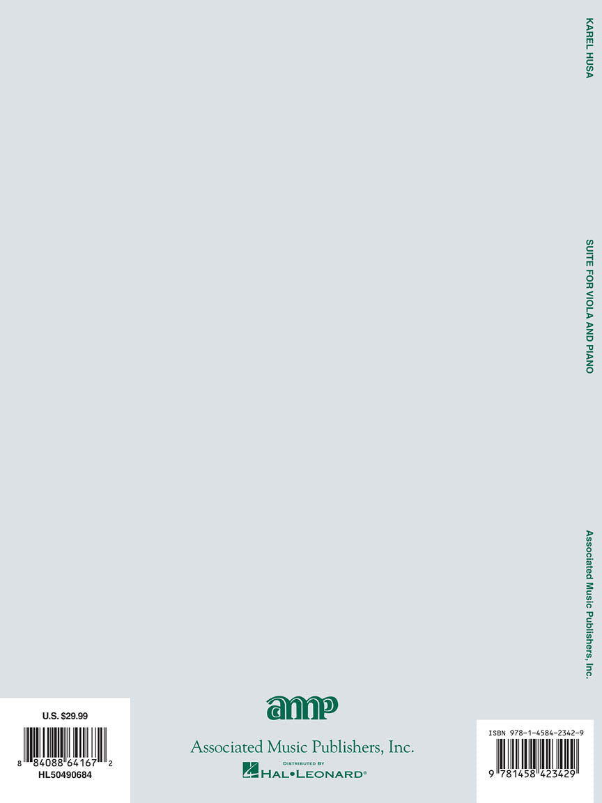 Husa Suite for Viola and Piano op 5