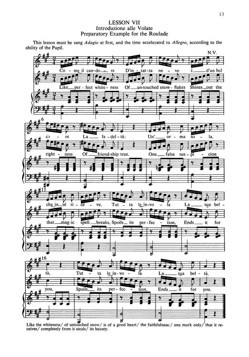 Vaccai - Practical Method of Italian Singing