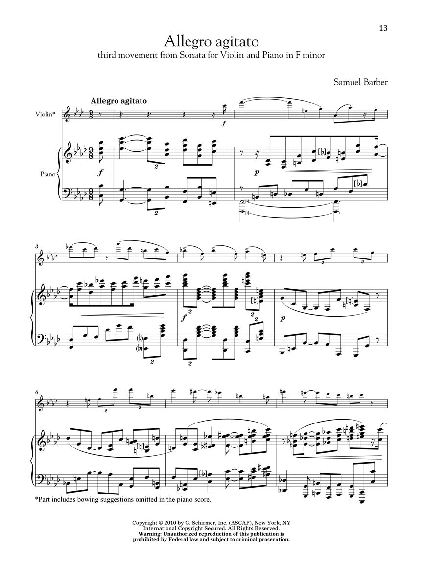 G. Schirmer Violin Anthology