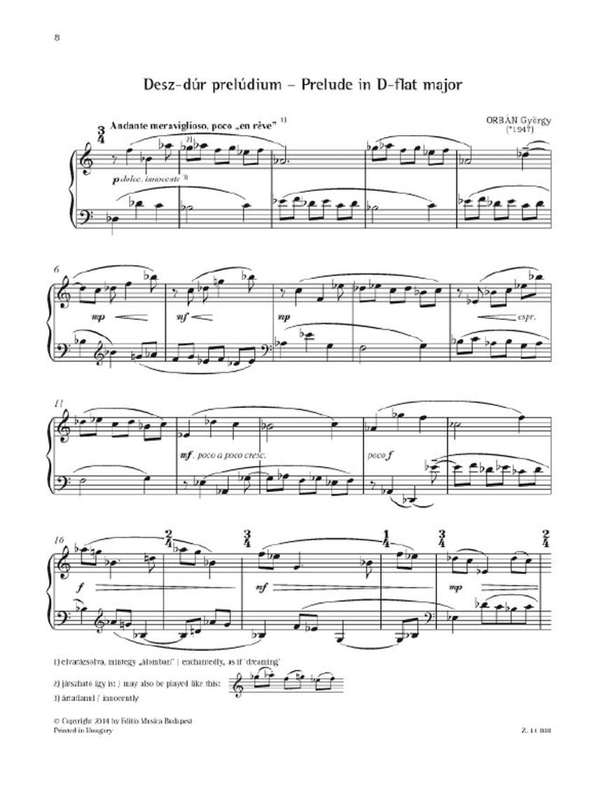 Orban Aulos 2 - Piano Pieces for Practicing Polyphony