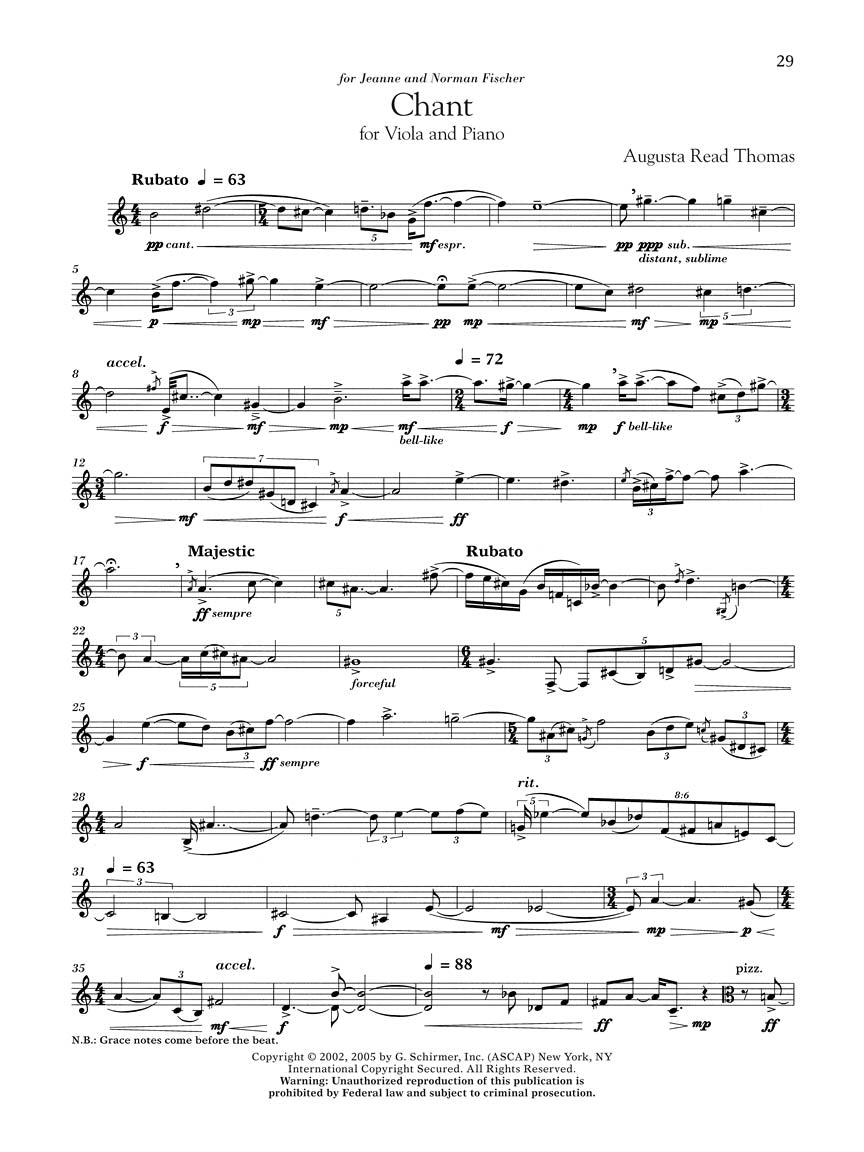 G. Schirmer Viola Anthology - Viola and Piano