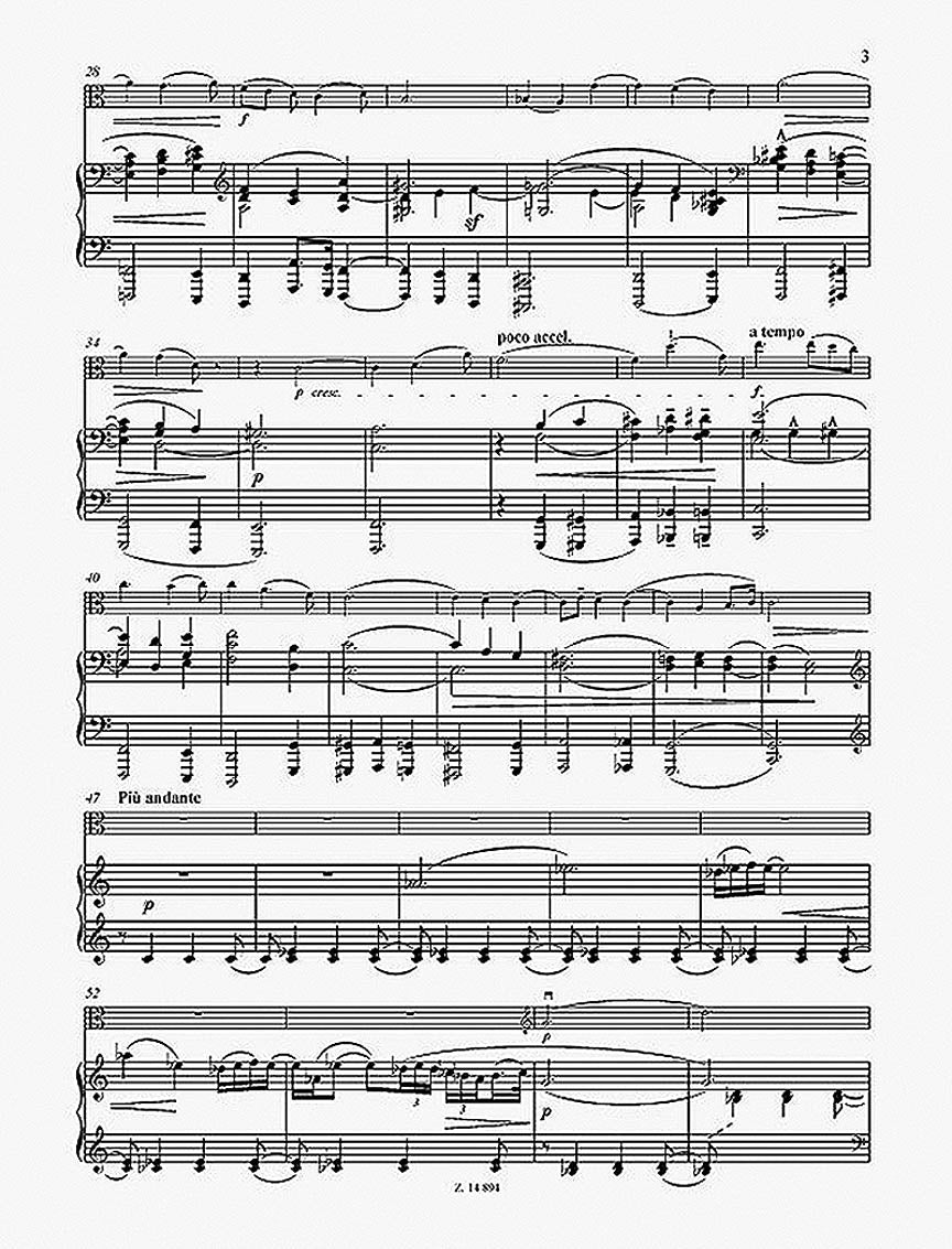 Kodaly Adagio for Viola and Piano - New Edition