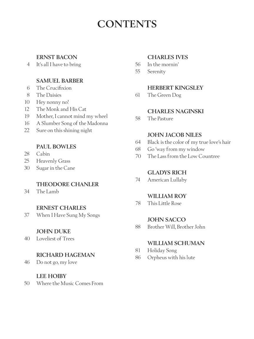 28 American Art Songs - High Voice And Piano