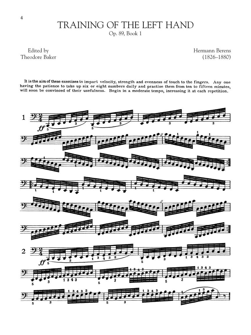 Scales and Finger Exercises: Upper Elementary to Lower Intermediate Piano