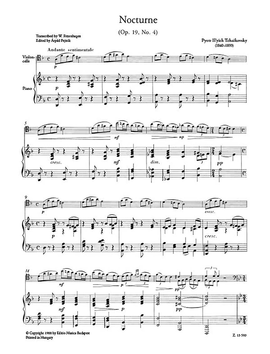 Nocturne Op. 19, No. 4