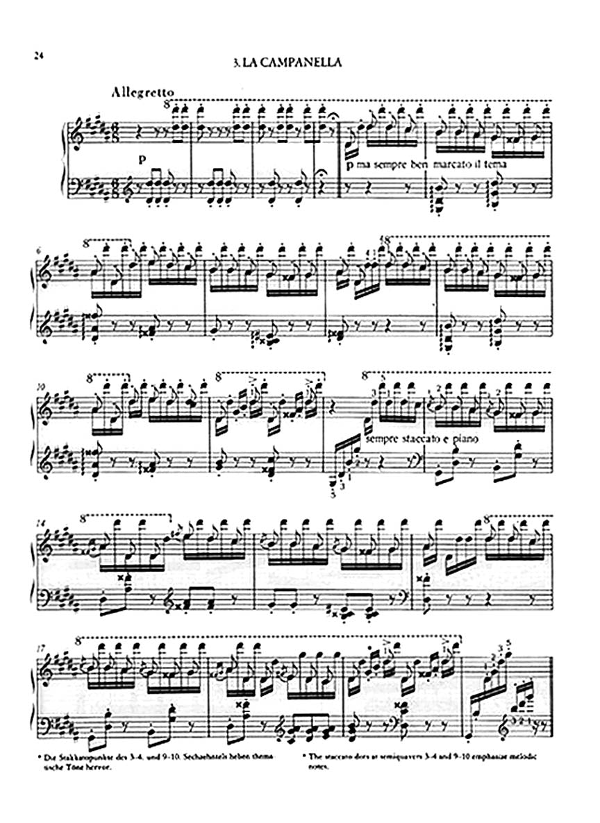 Liszt Grandes Etudes de Paganini
