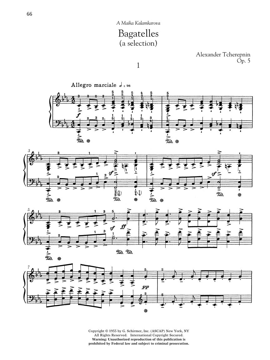 20th Century American Composers - Upper Intermediate to Early Advanced Level Piano