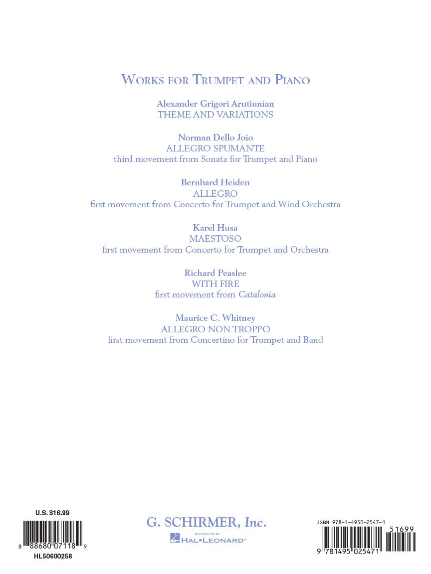 G. Schirmer Trumpet Anthology