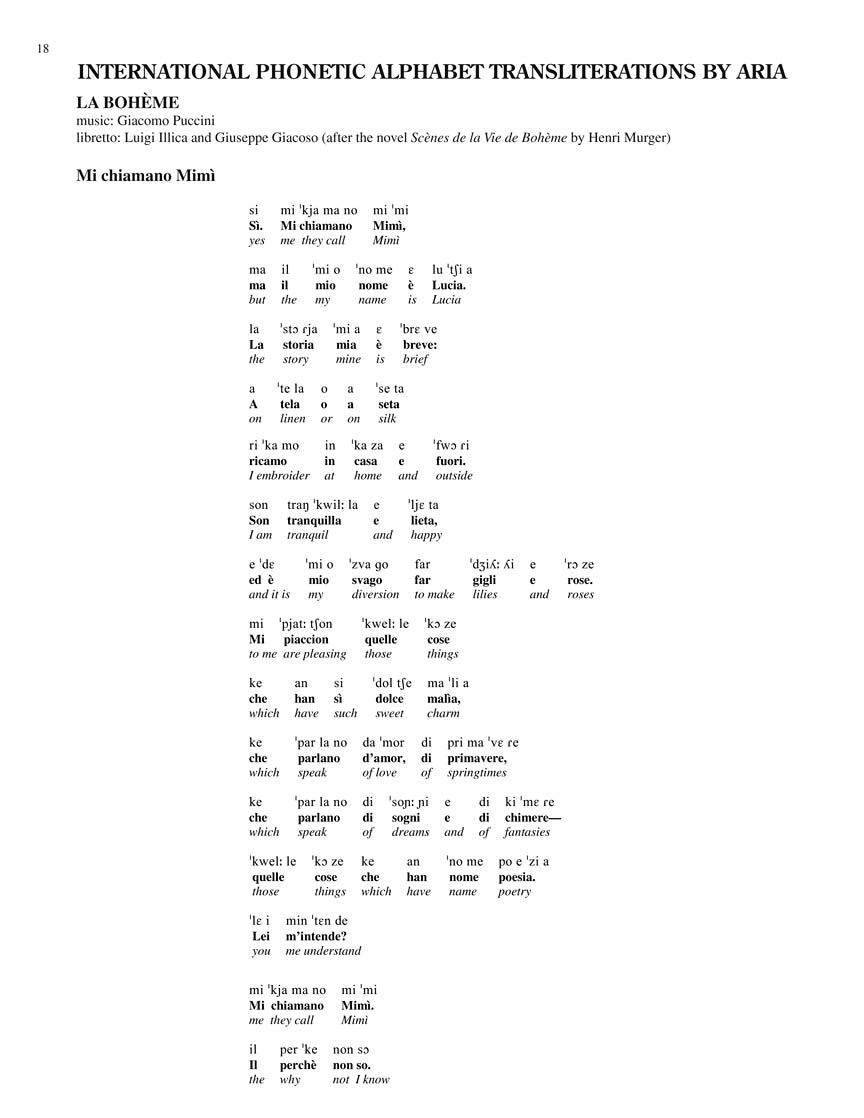 Soprano Selected Opera Arias