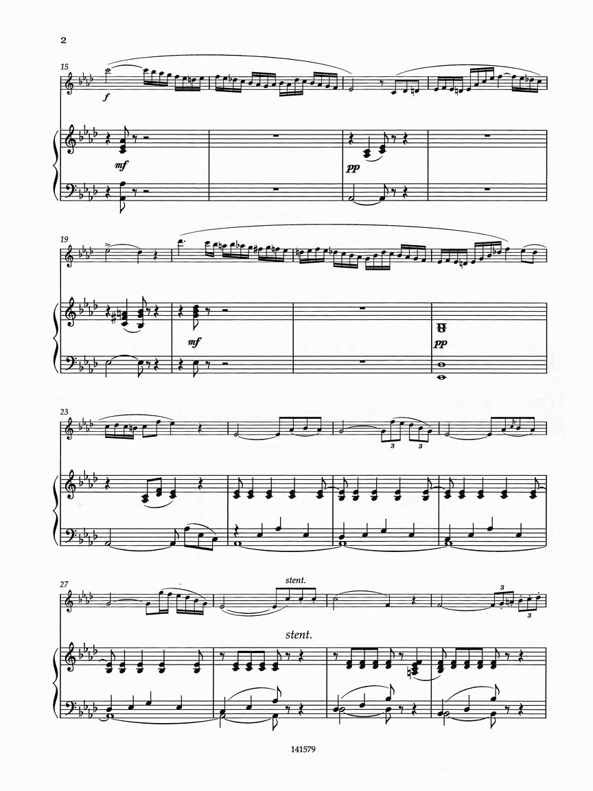 Briccialdi Concerto in A Flat Major Flute and Piano Reduction (From Orchestra)