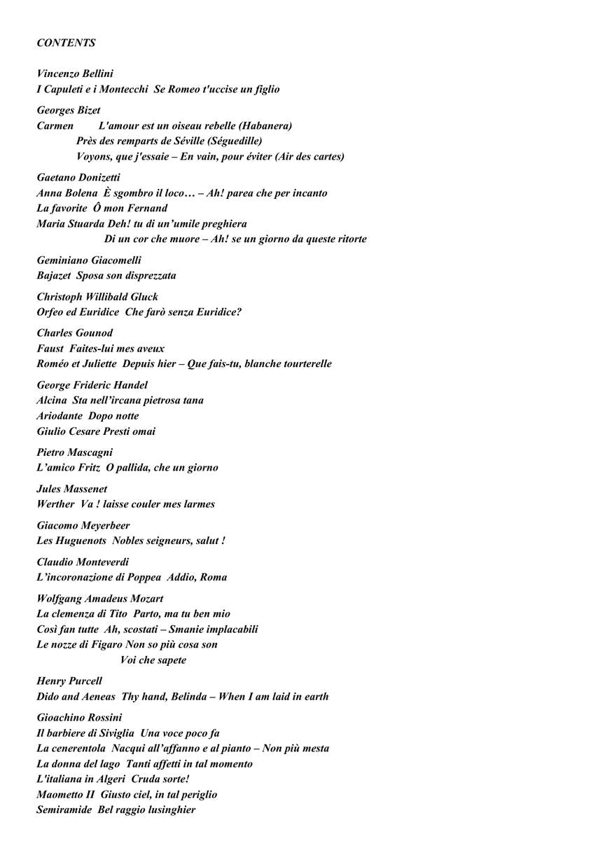 Ricordi Opera Anthology Mezzo-Soprano