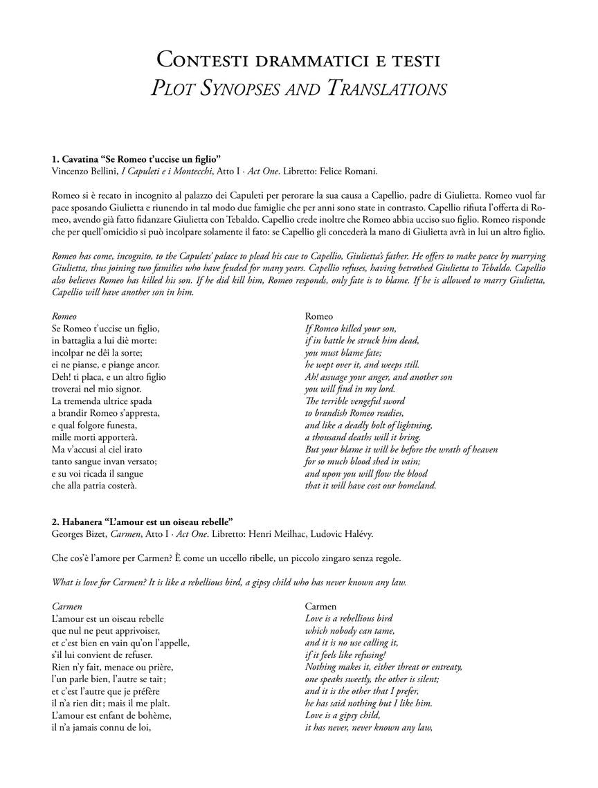 Ricordi Opera Anthology Mezzo-Soprano