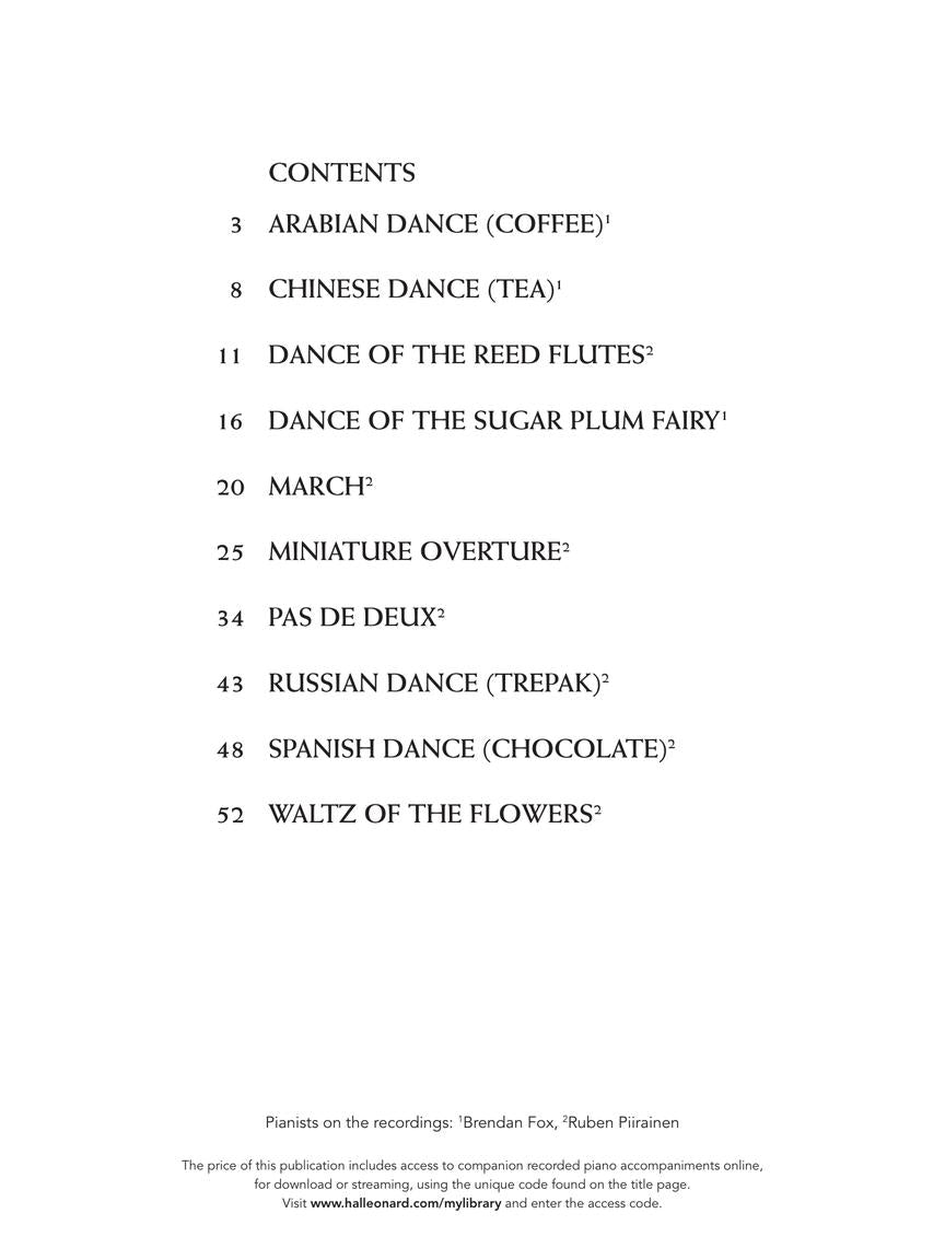 Tchaikovsky The Nutcracker for Classical Players Clarinet and Piano