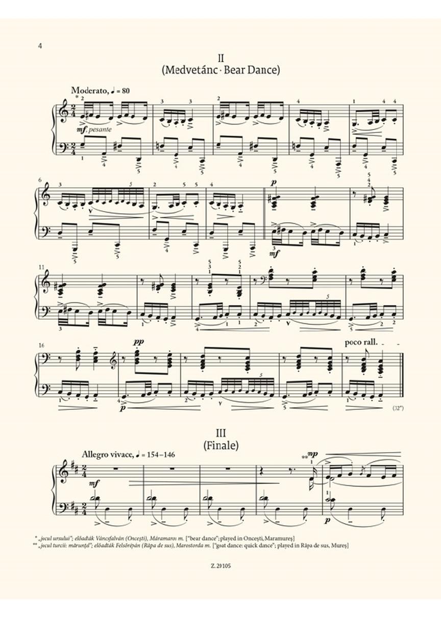 Bartók: Sonatina (1915) for Solo Piano