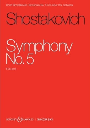 Shostakovich: Symphony No. 5 Op. 47 D Minor Revised