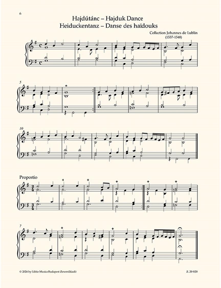 Guide to Early Keyboard Music – Hungary for Piano or Harpsichord