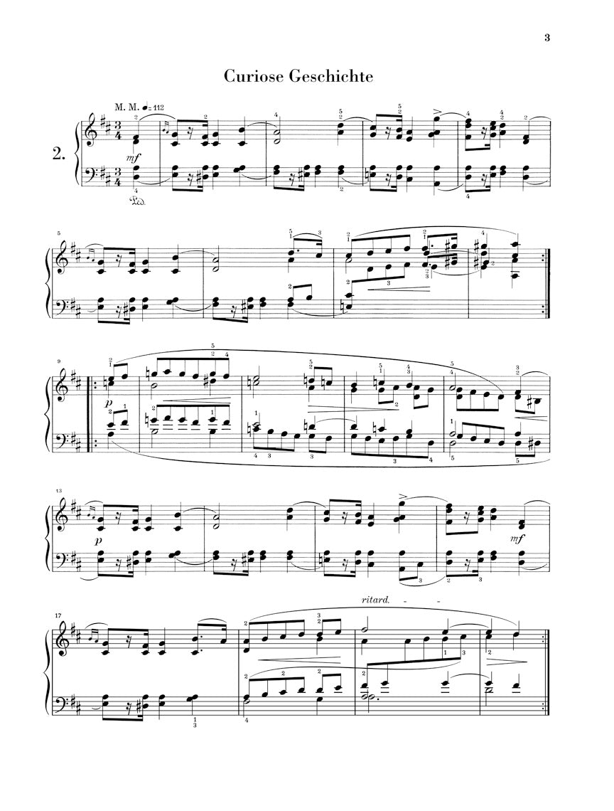 Schumann Album for the Young Opus 68 and Kinderszenen (Scenes from Childhood) Opus 15