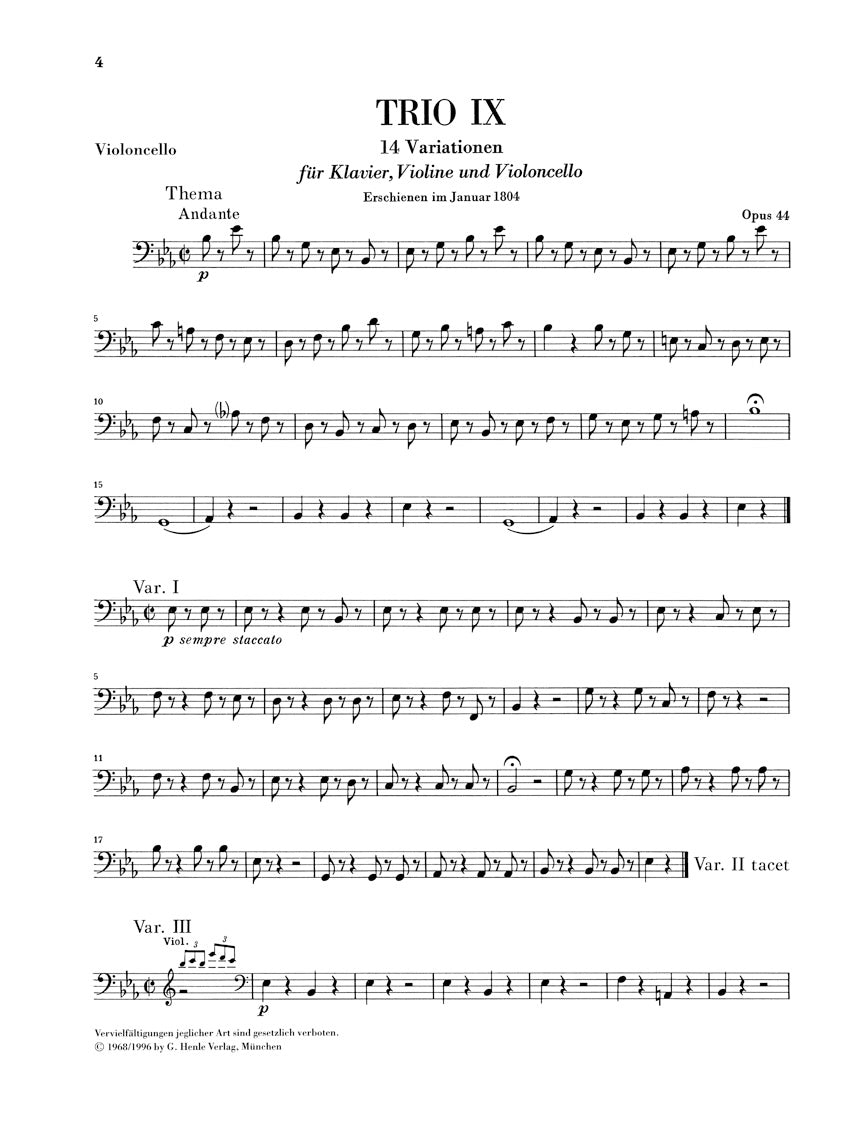 Beethoven Piano Trios Volume 3