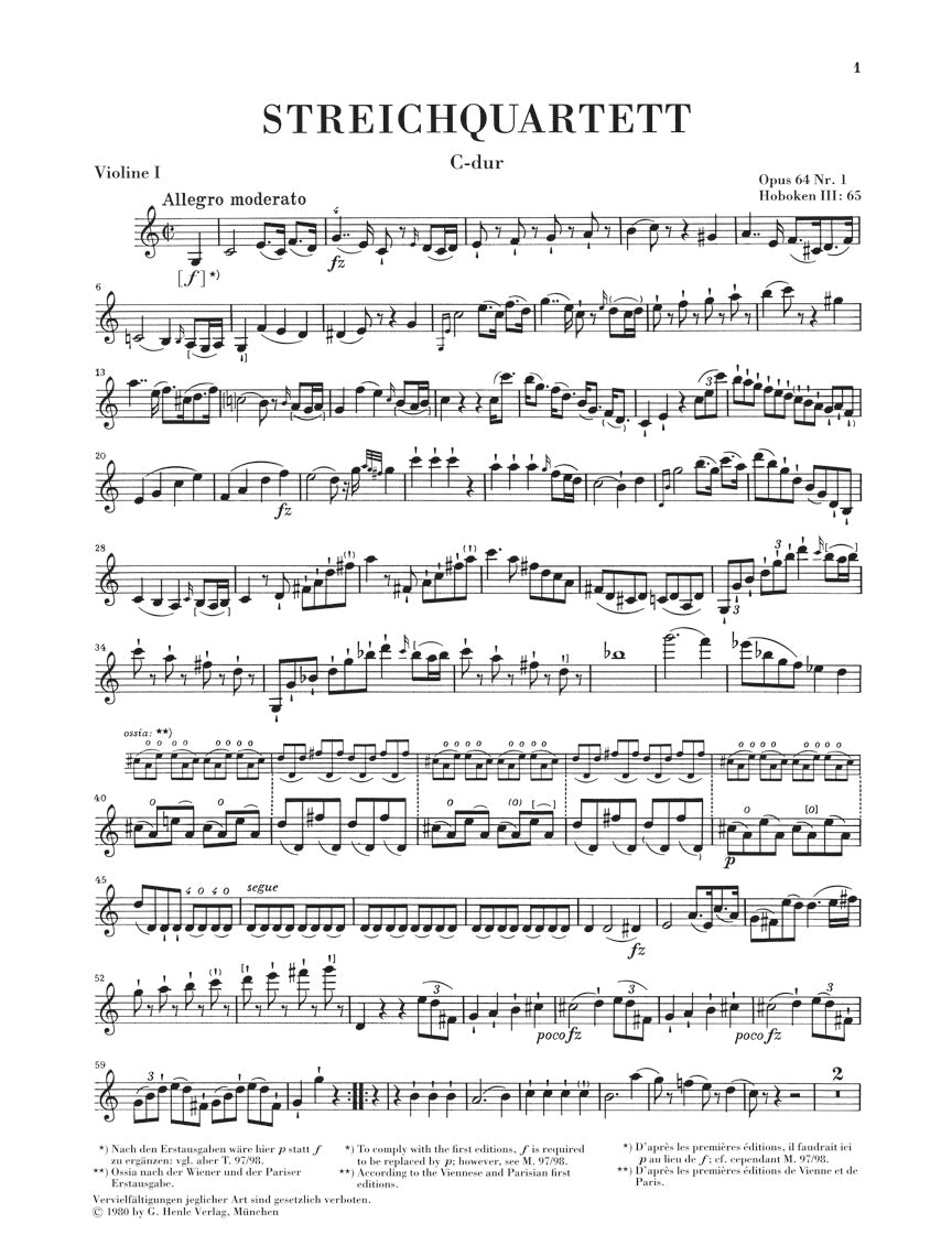 Haydn String Quartets Volume 8 Opus 64 (Second Tost Quartets)