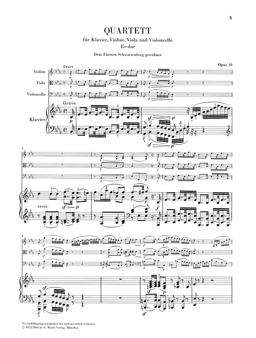 Beethoven Piano Quartets