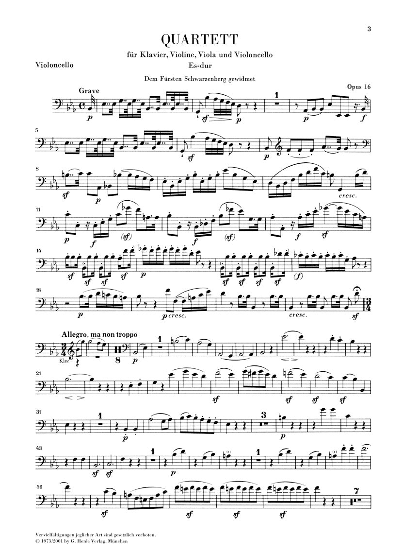 Beethoven Piano Quartets