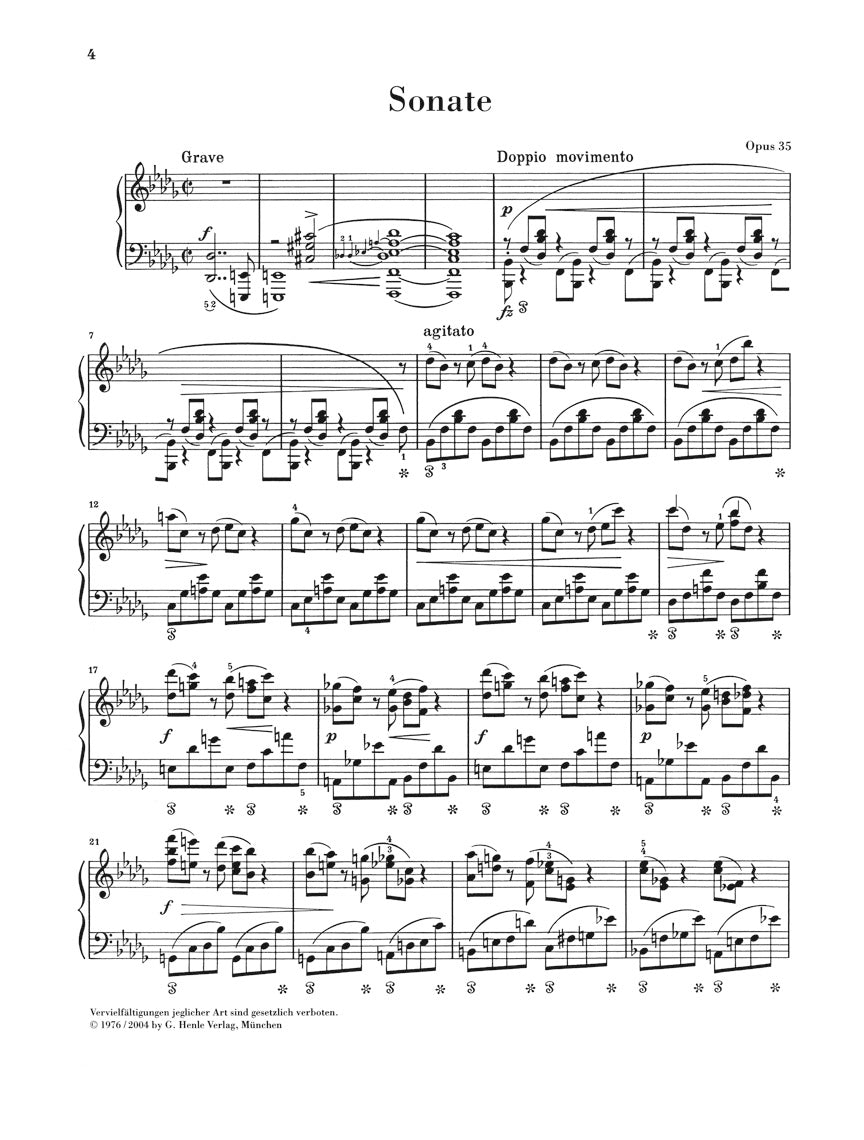 Chopin Piano Sonata in B flat minor Opus 35
