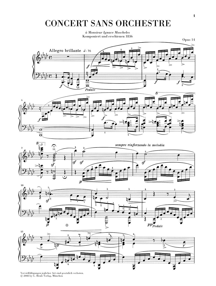 Schumann Piano Sonata in F minor Opus 14 (Early Version)