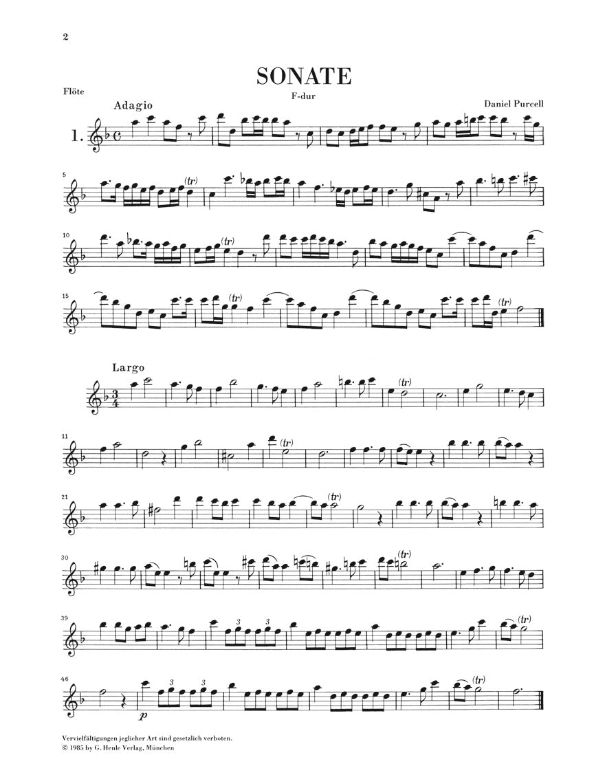 Flute Music 1 - Baroque Period