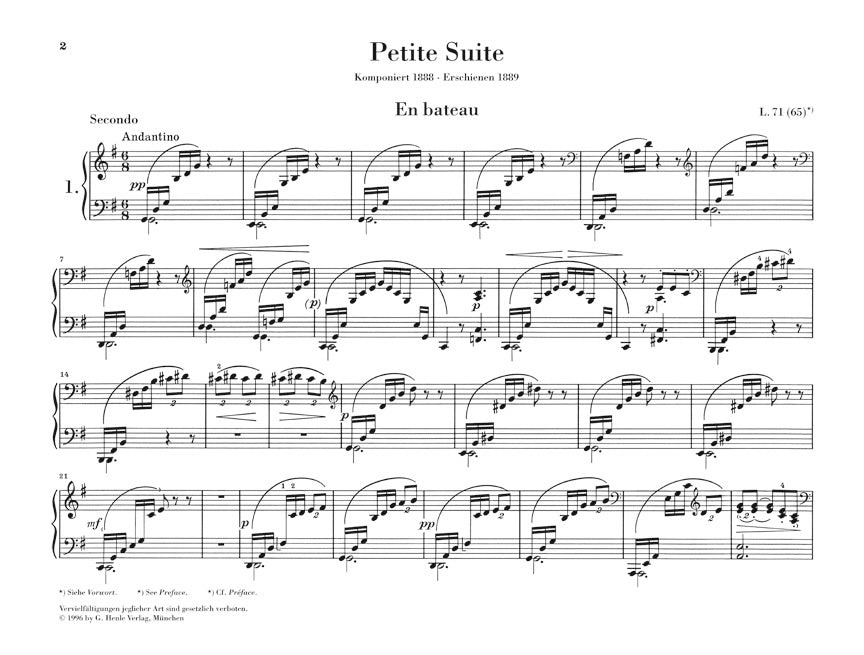 Debussy Petite Suite