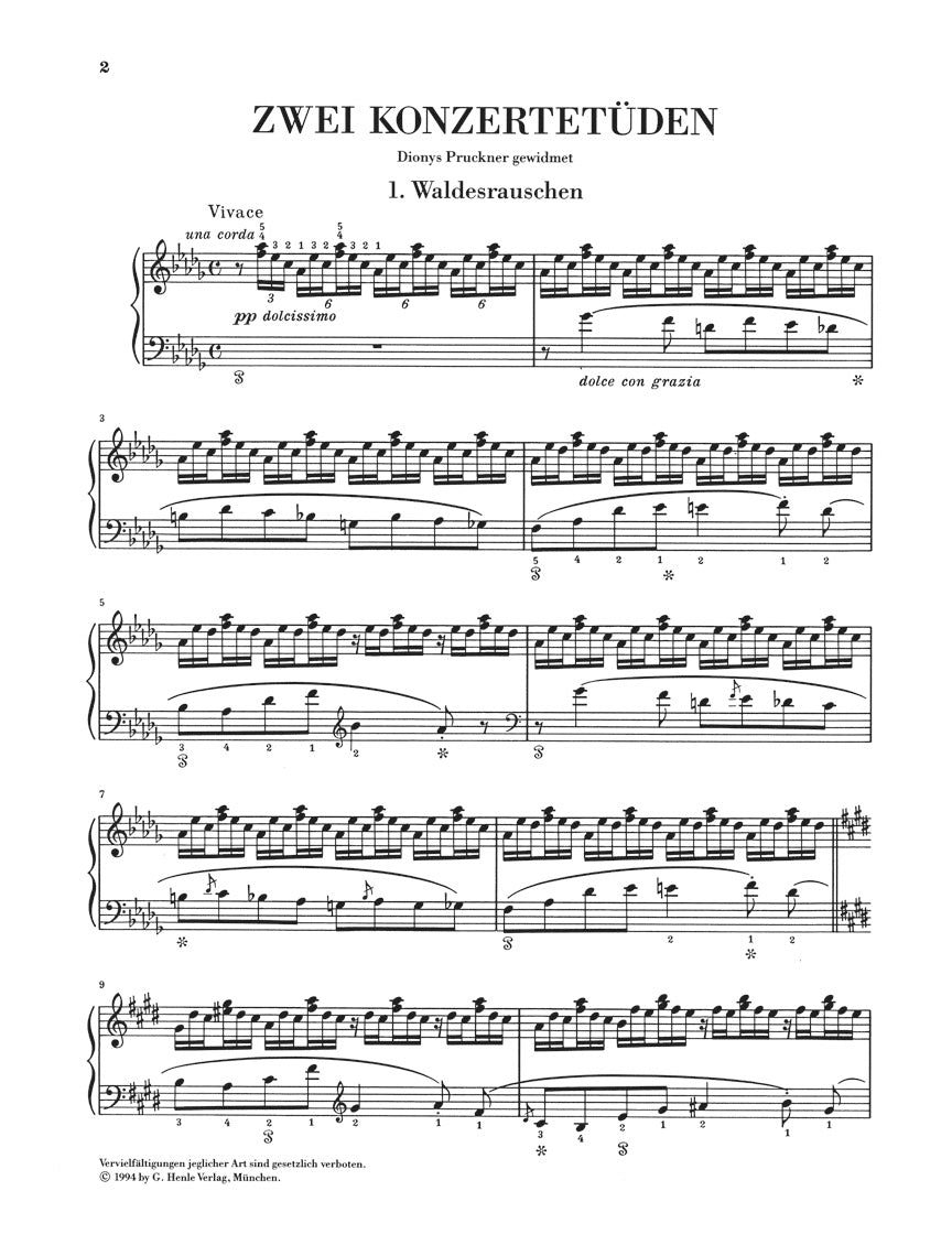 Liszt 2 Concert Studies
