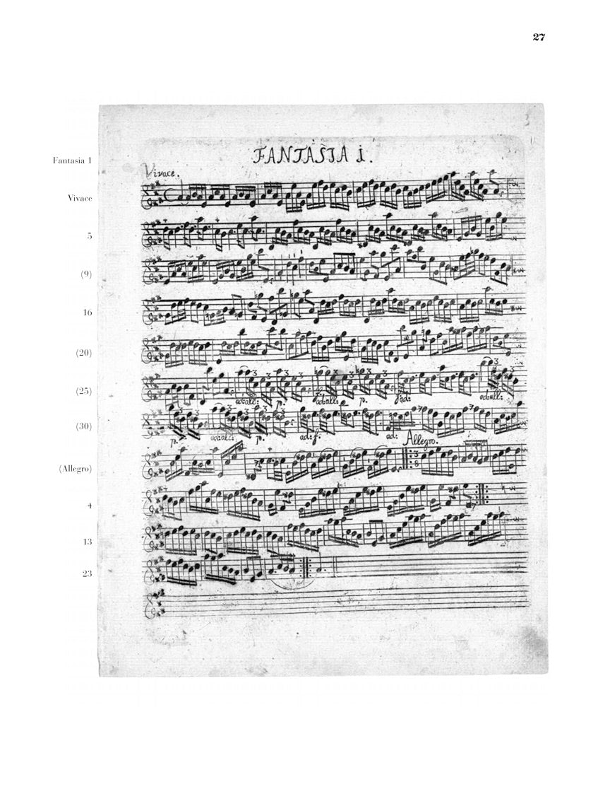 Telemann 12 Fantasias For Flute Solo Twv 40:2-13