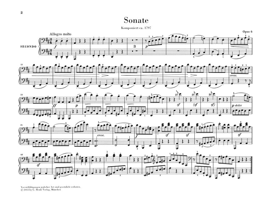 Beethoven Works for Piano Four-hands