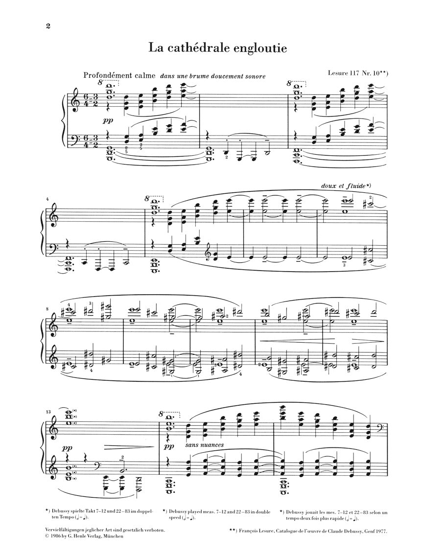 Debussy La Cathedrale Engloutie