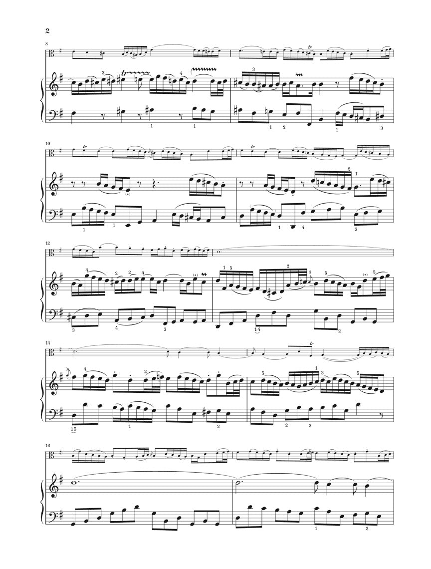 Bach Sonatas for Viola da Gamba and Harpsichord BWV 1027-1029 (Version for Viola)