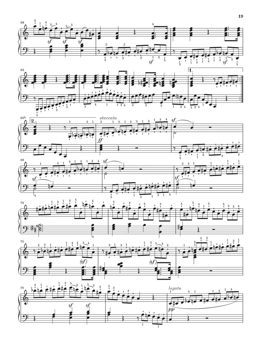Beethoven Piano Sonata in A major Opus 2 No 2