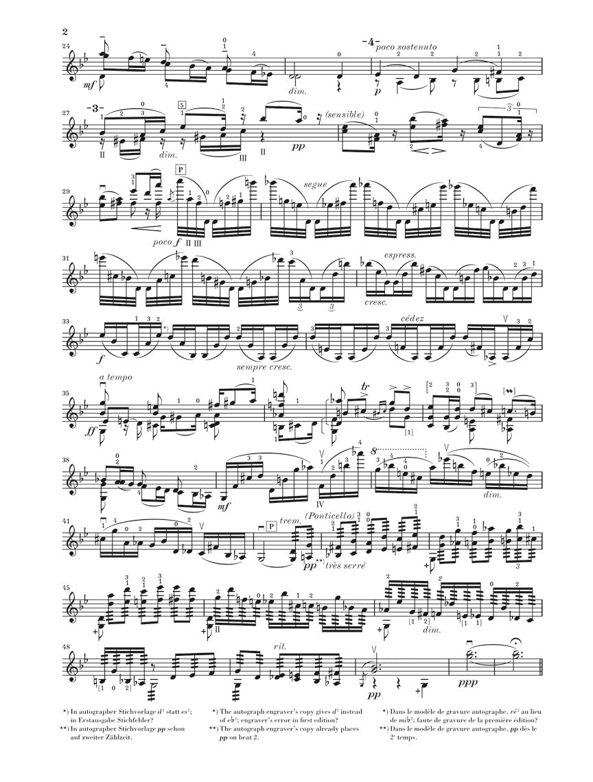 Ysaye 6 Sonatas for Violin Solo Opus 27