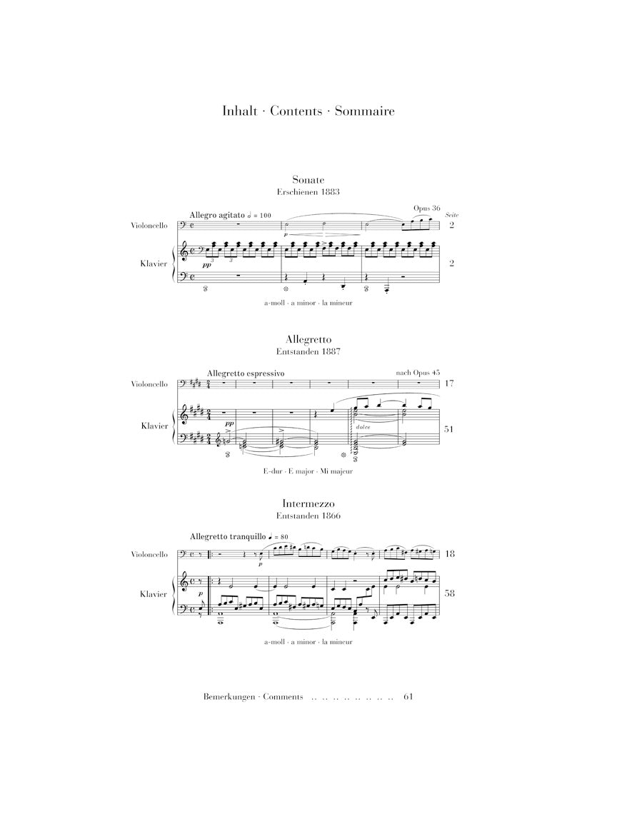 Grieg: Sonata in A minor Opus 36 and Other Works for Cello and Piano