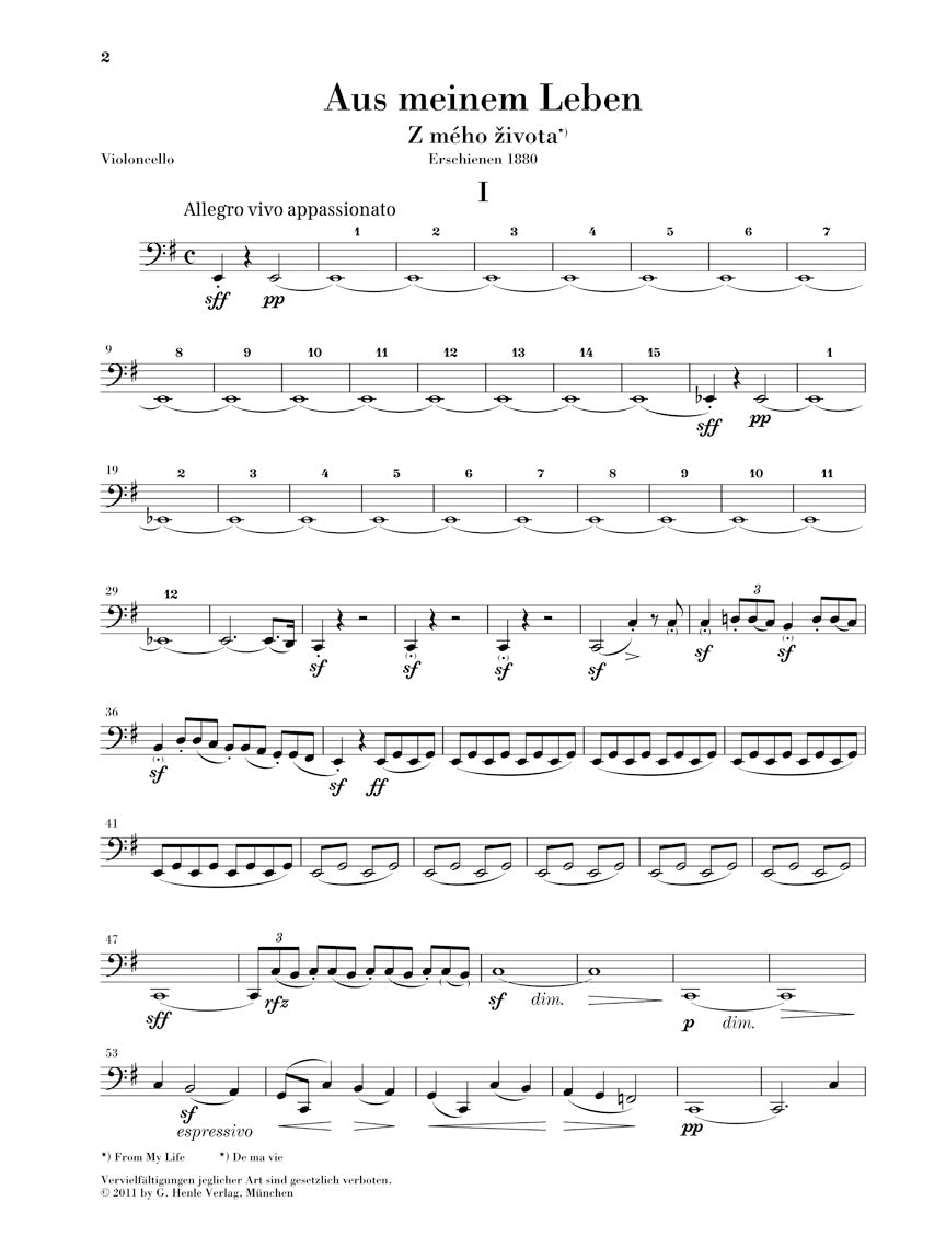 Smetana String Quartet No 1 in e minor (From My Life)